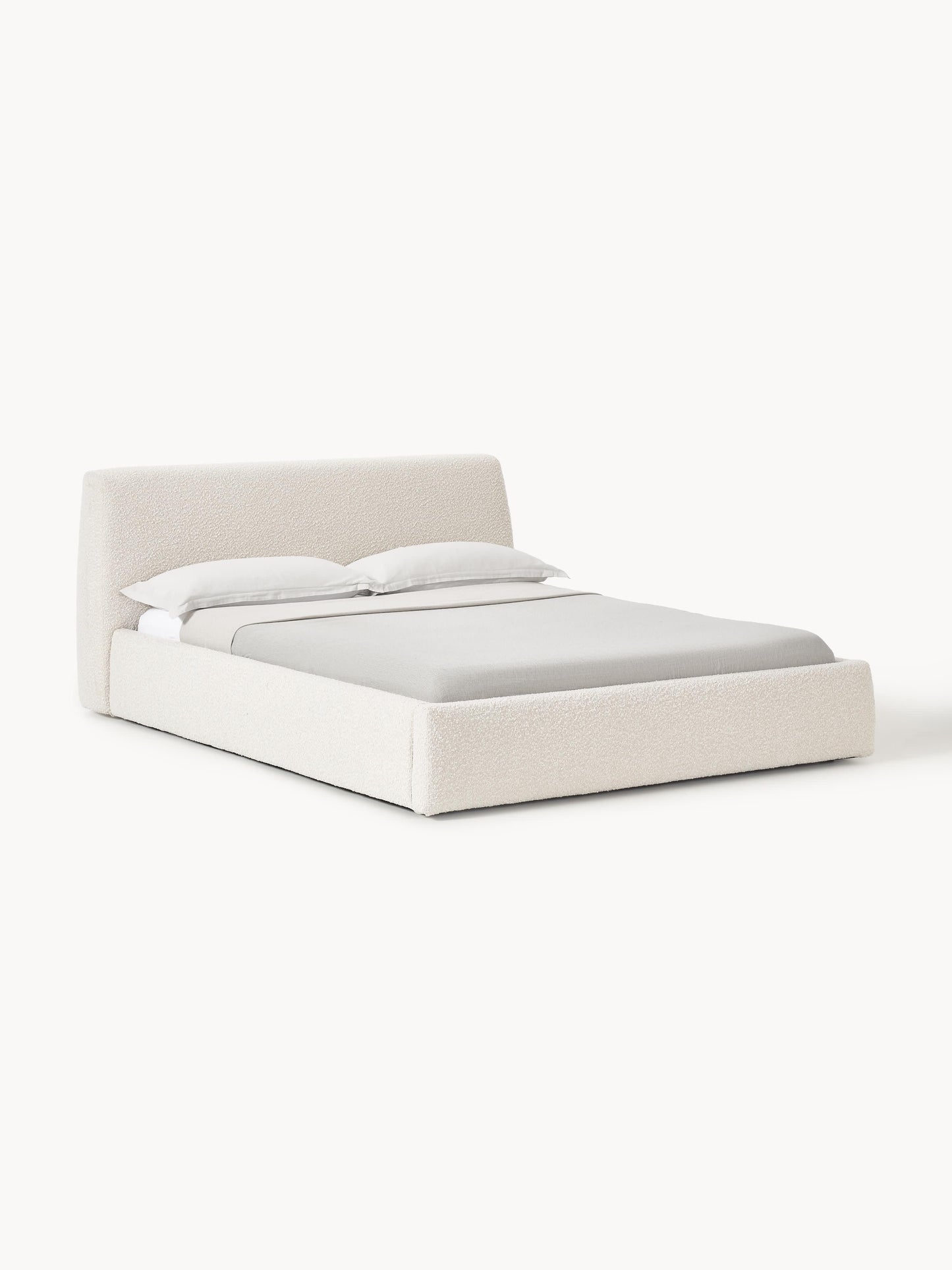 Clovena Bouclé Upholstered Bed