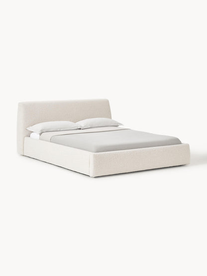 Clovena Bouclé Upholstered Bed