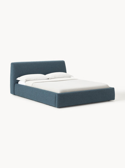 Clovena Bouclé Upholstered Bed
