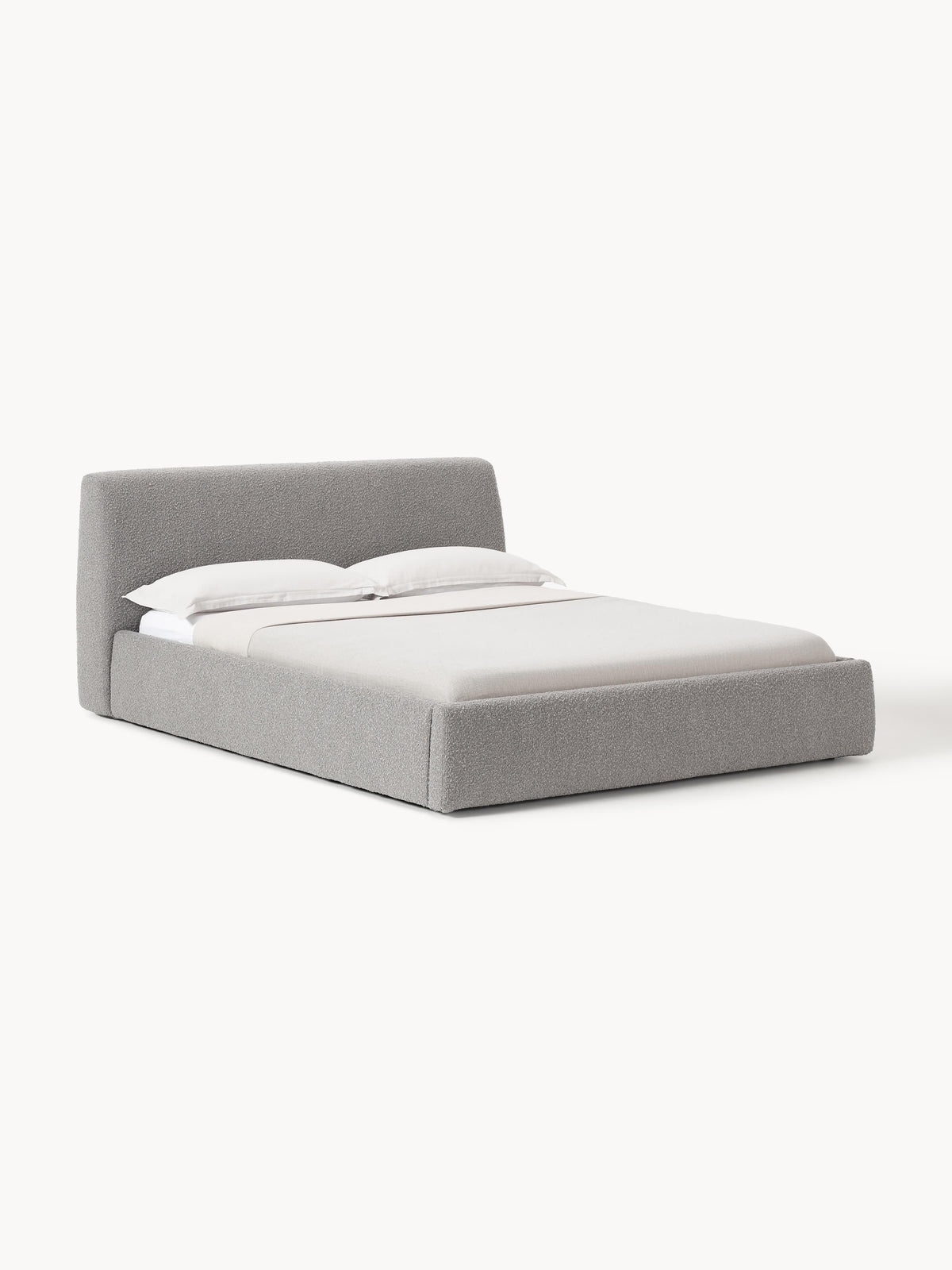 Clovena Bouclé Upholstered Bed