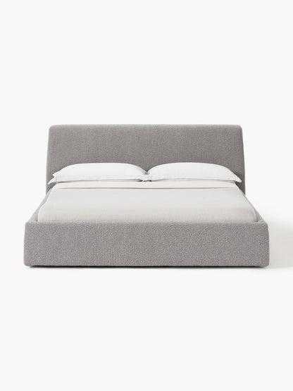 Clovena Bouclé Upholstered Bed