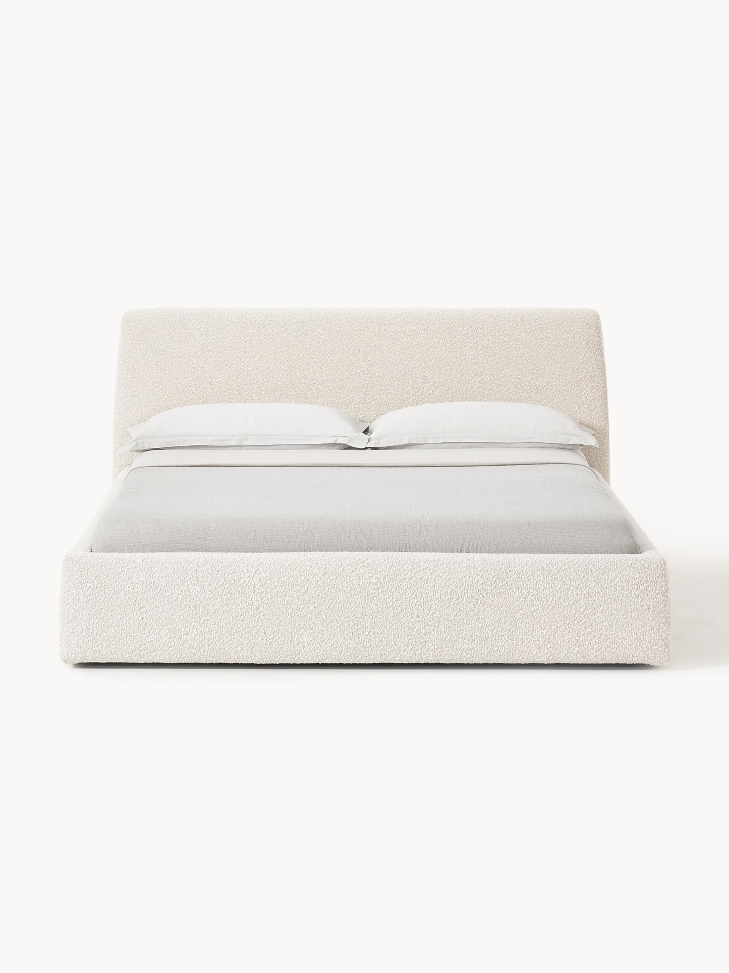 Clovena Bouclé Upholstered Bed