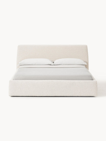 Clovena Bouclé Upholstered Bed