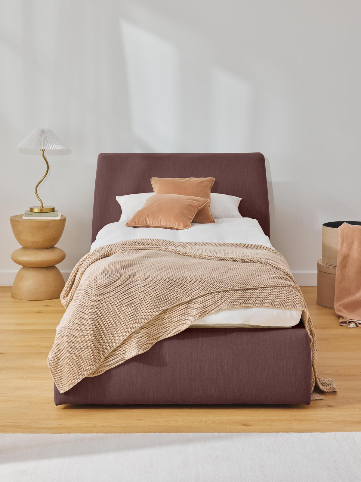 Clovena Single Bed with Storage