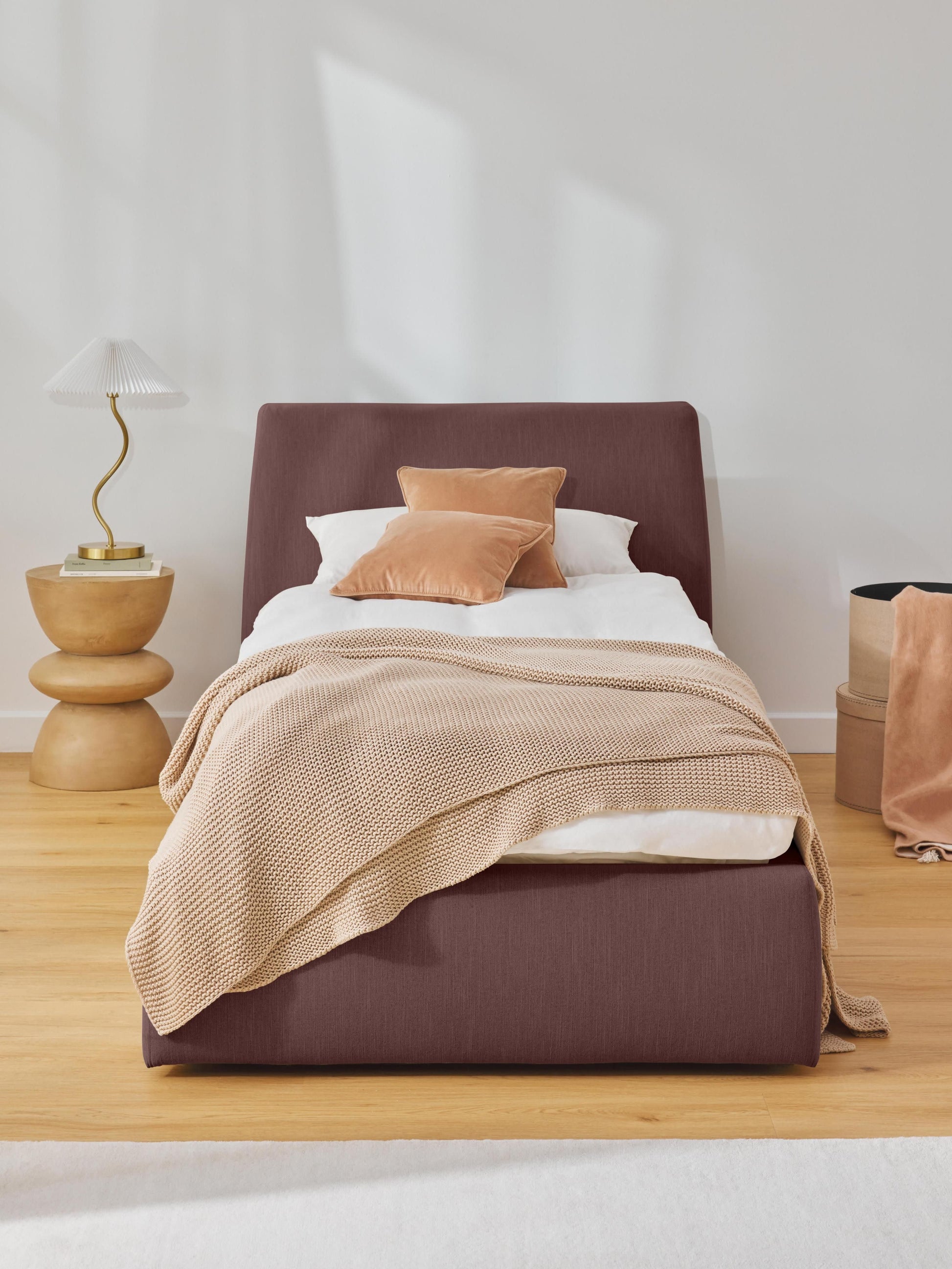 Clovena Single Bed with Storage