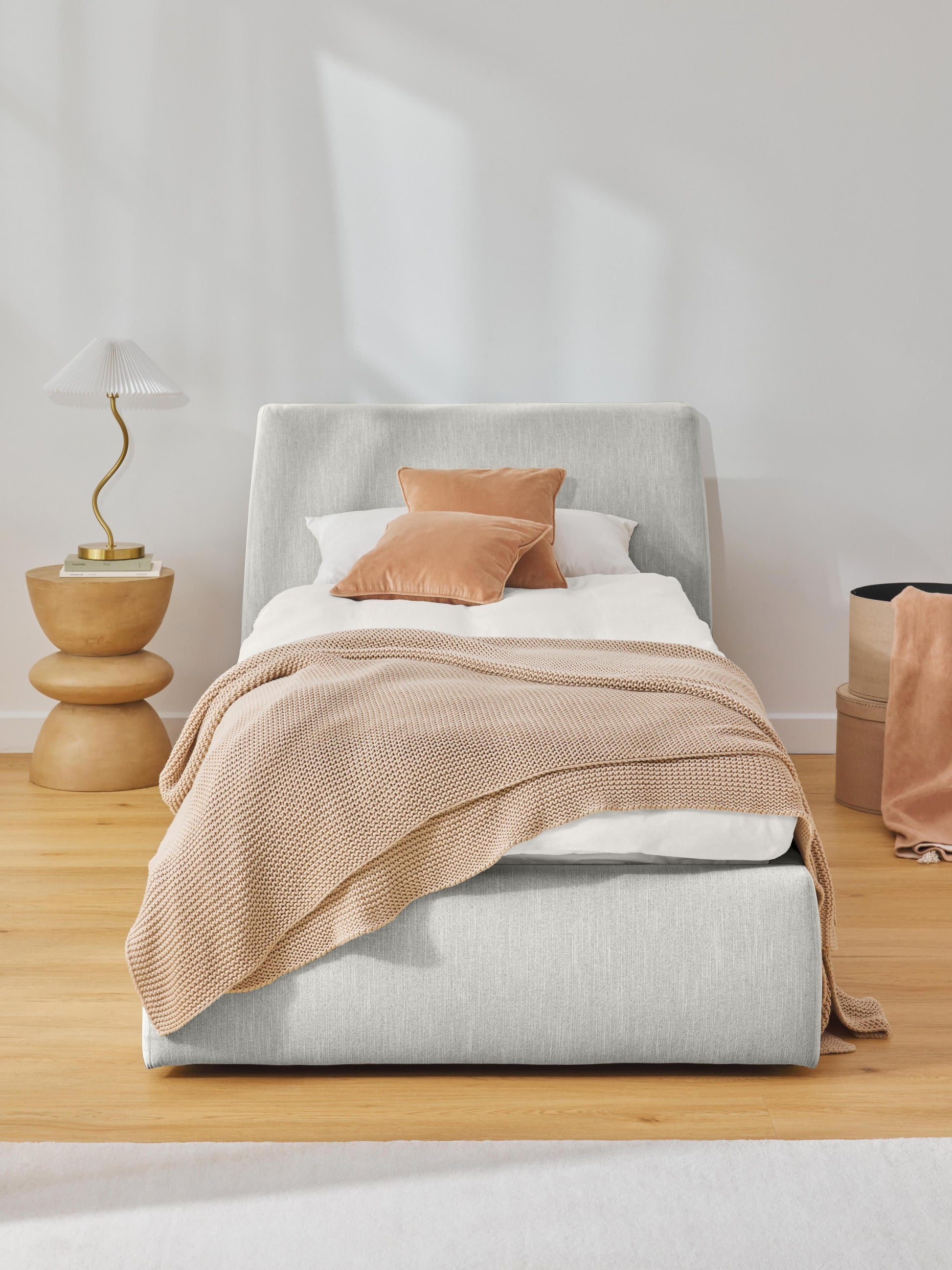 Clovena Single Bed with Storage