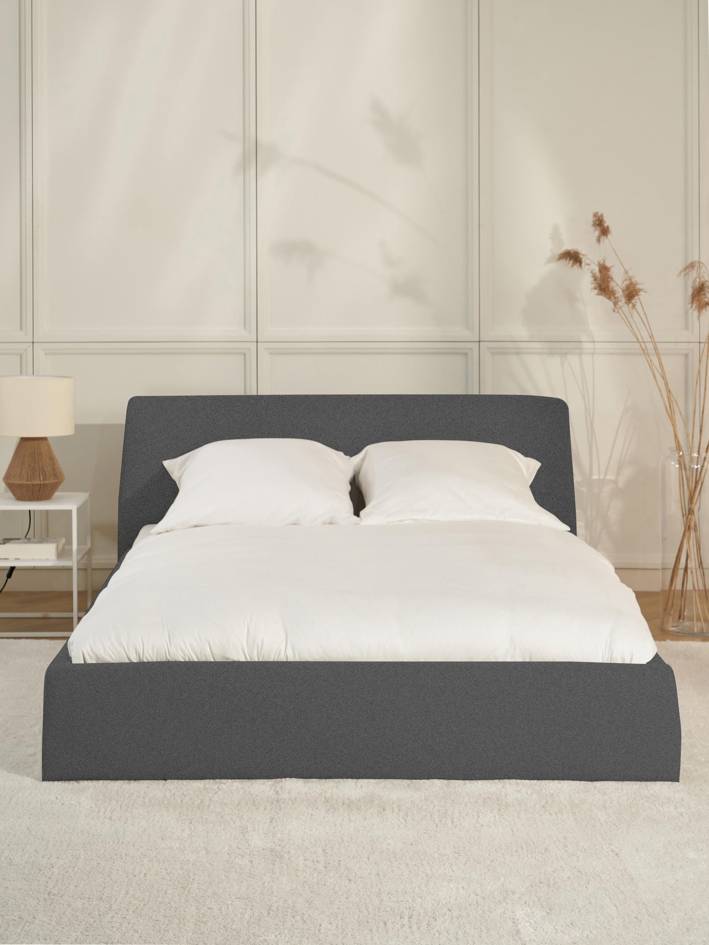 Clovena Upholstered Bed with Storage