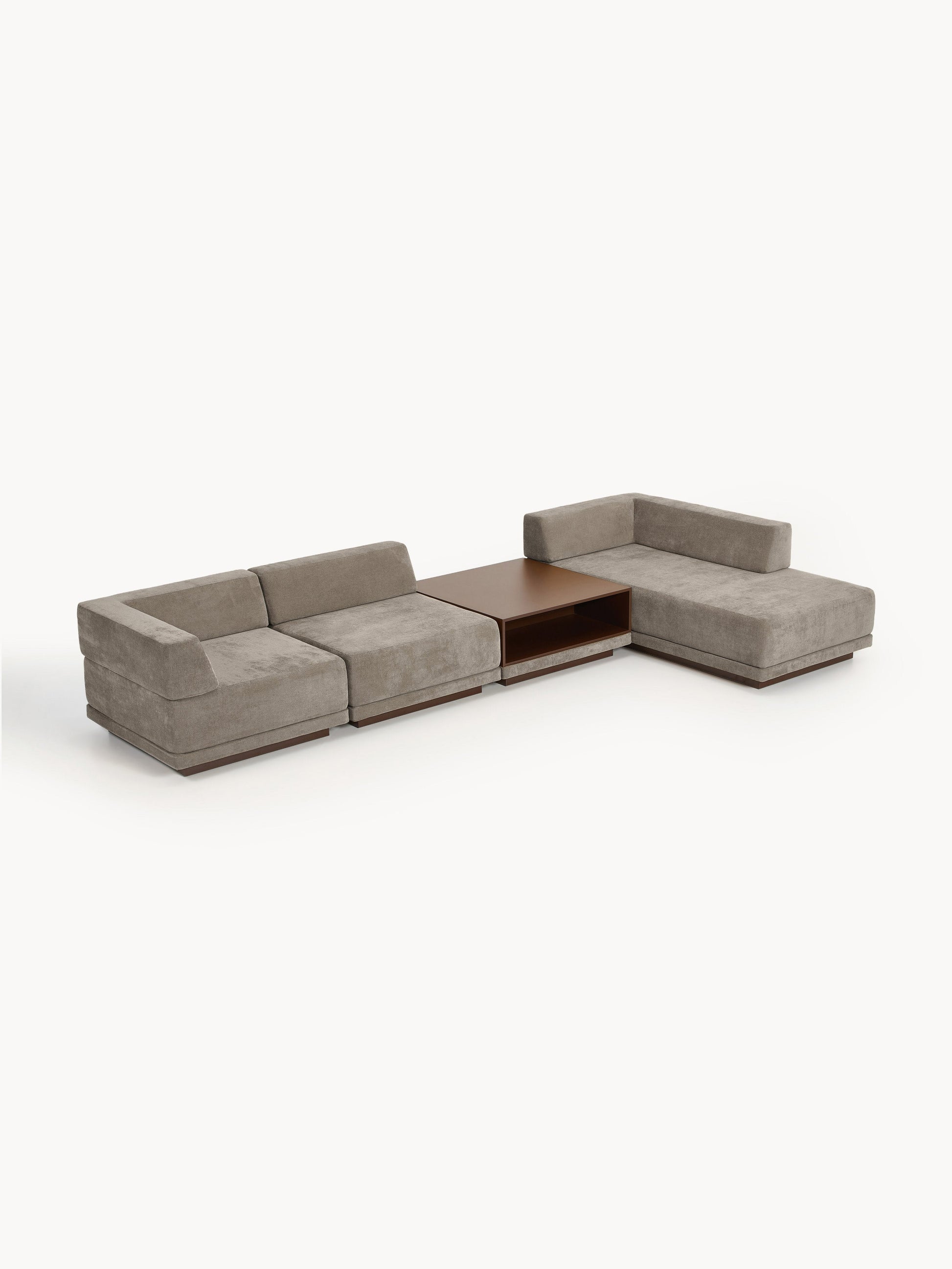 Colvard Modular Corner Sofa (4-Seater) with Coffee Table