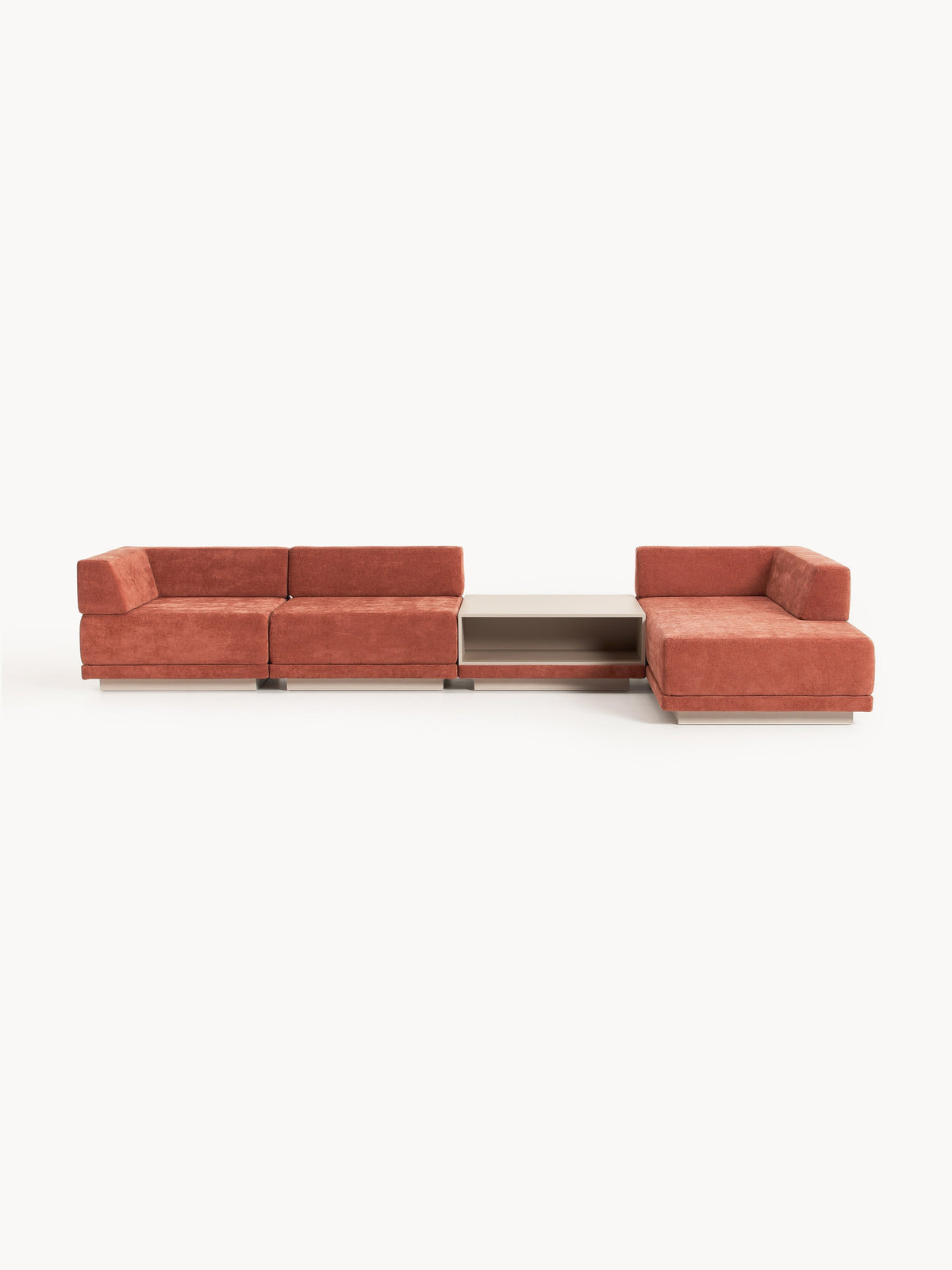 Colvard Modular Corner Sofa (4-Seater) with Coffee Table