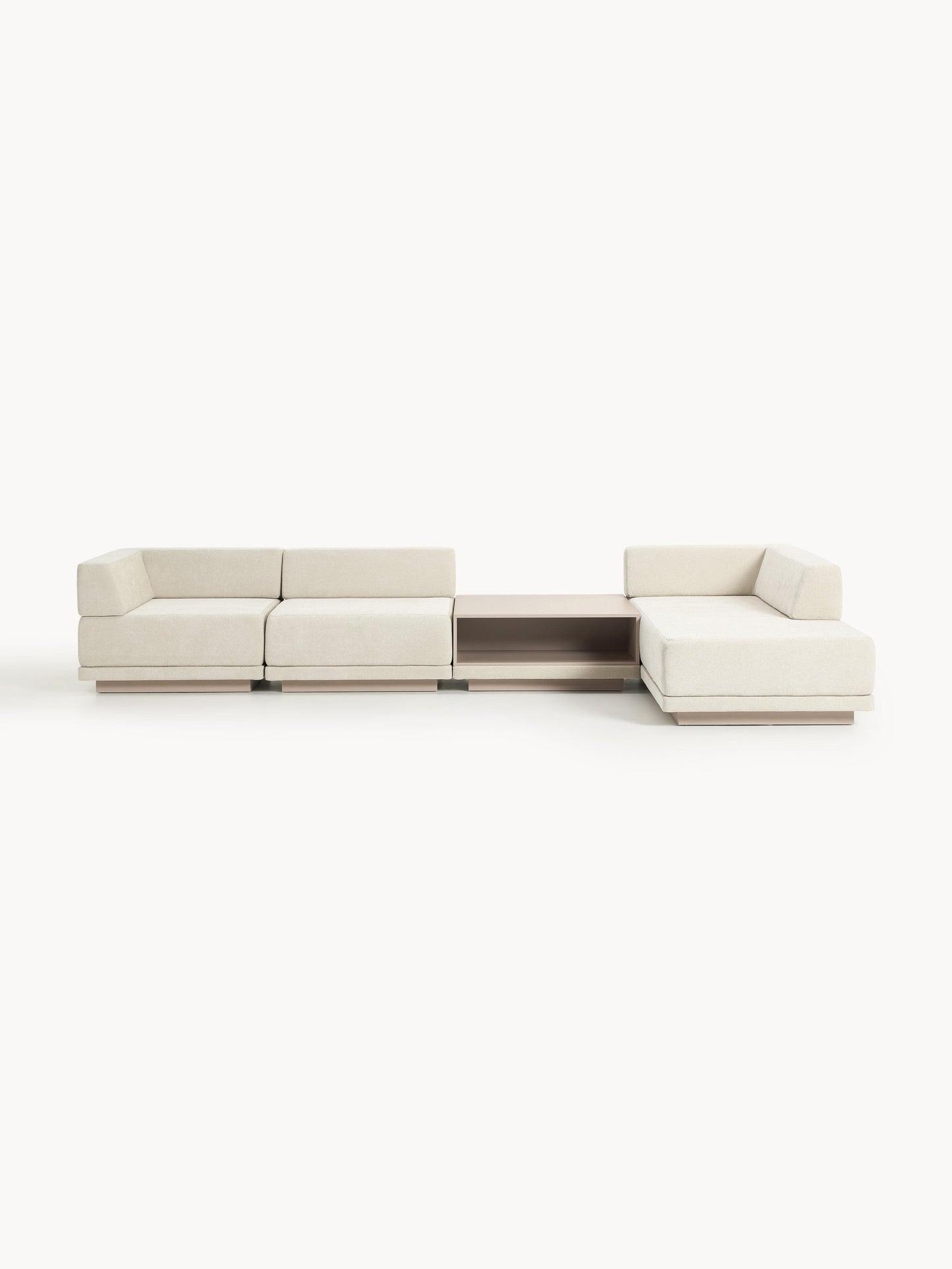 Colvard Modular Corner Sofa (4-Seater) with Coffee Table
