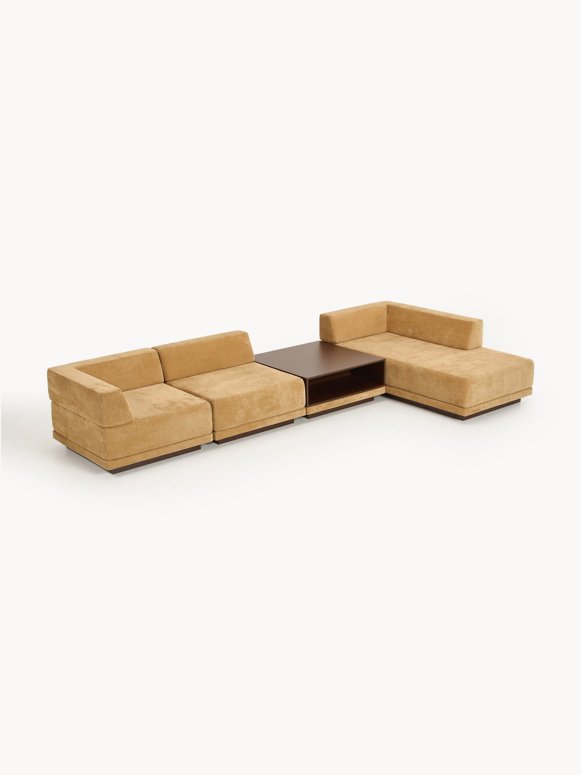 Colvard Modular Corner Sofa (4-Seater) with Coffee Table