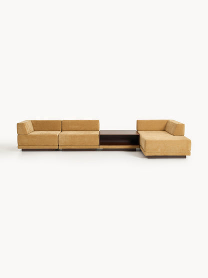 Colvard Modular Corner Sofa (4-Seater) with Coffee Table