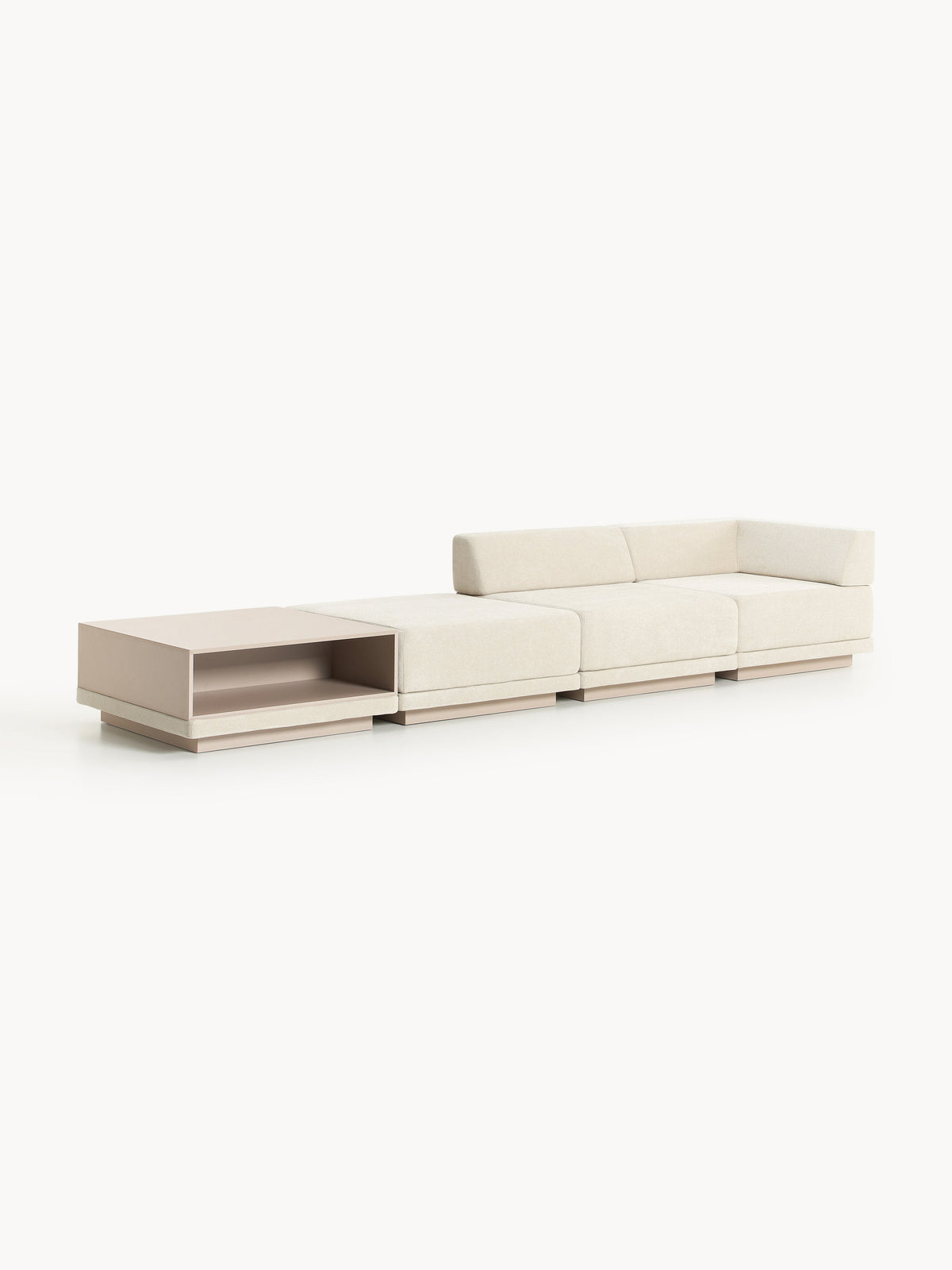 Colvard Modular Sofa (4-Seater) with Coffee Table & Ottoman