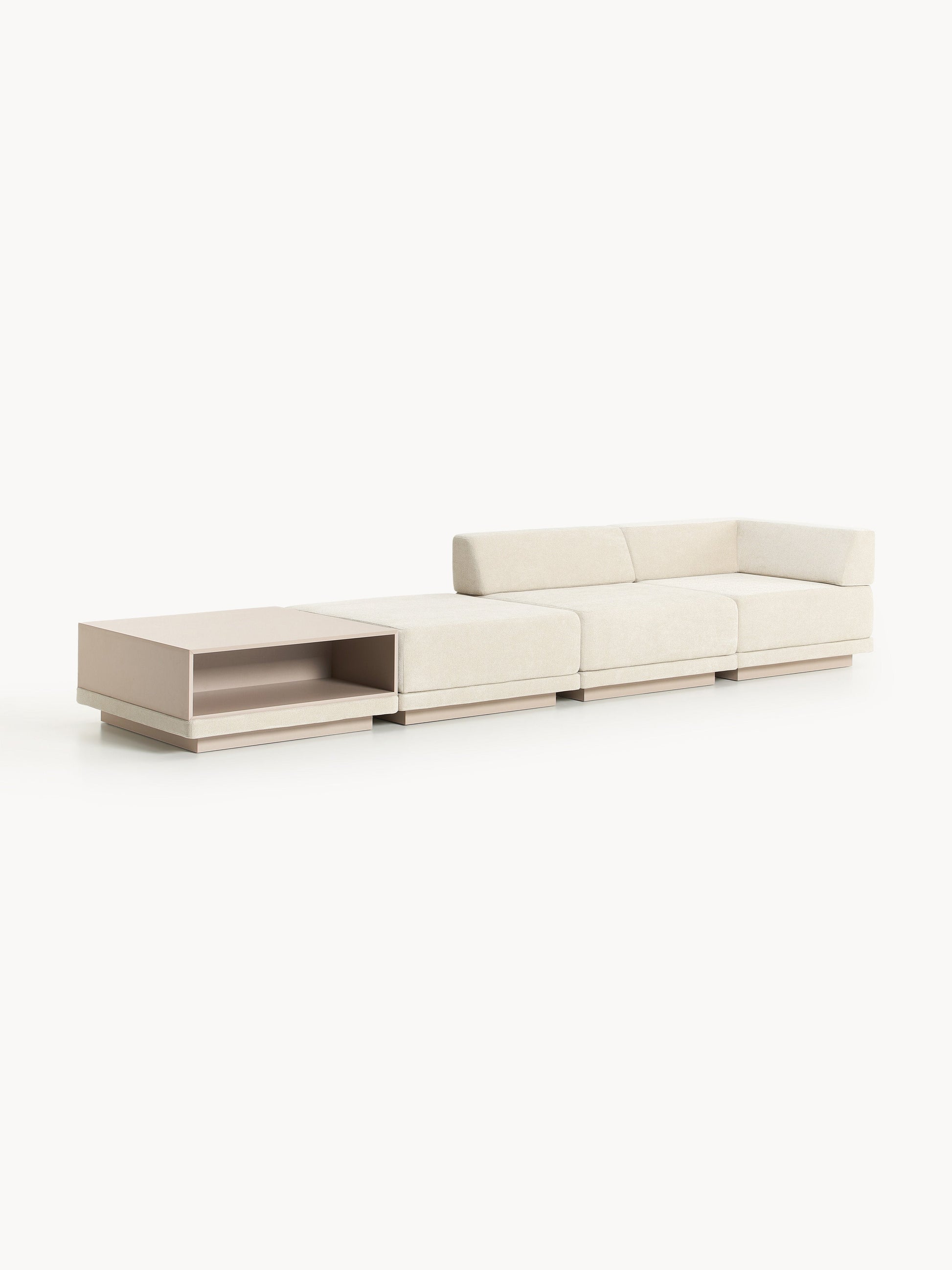 Colvard Modular Sofa (4-Seater) with Coffee Table & Ottoman