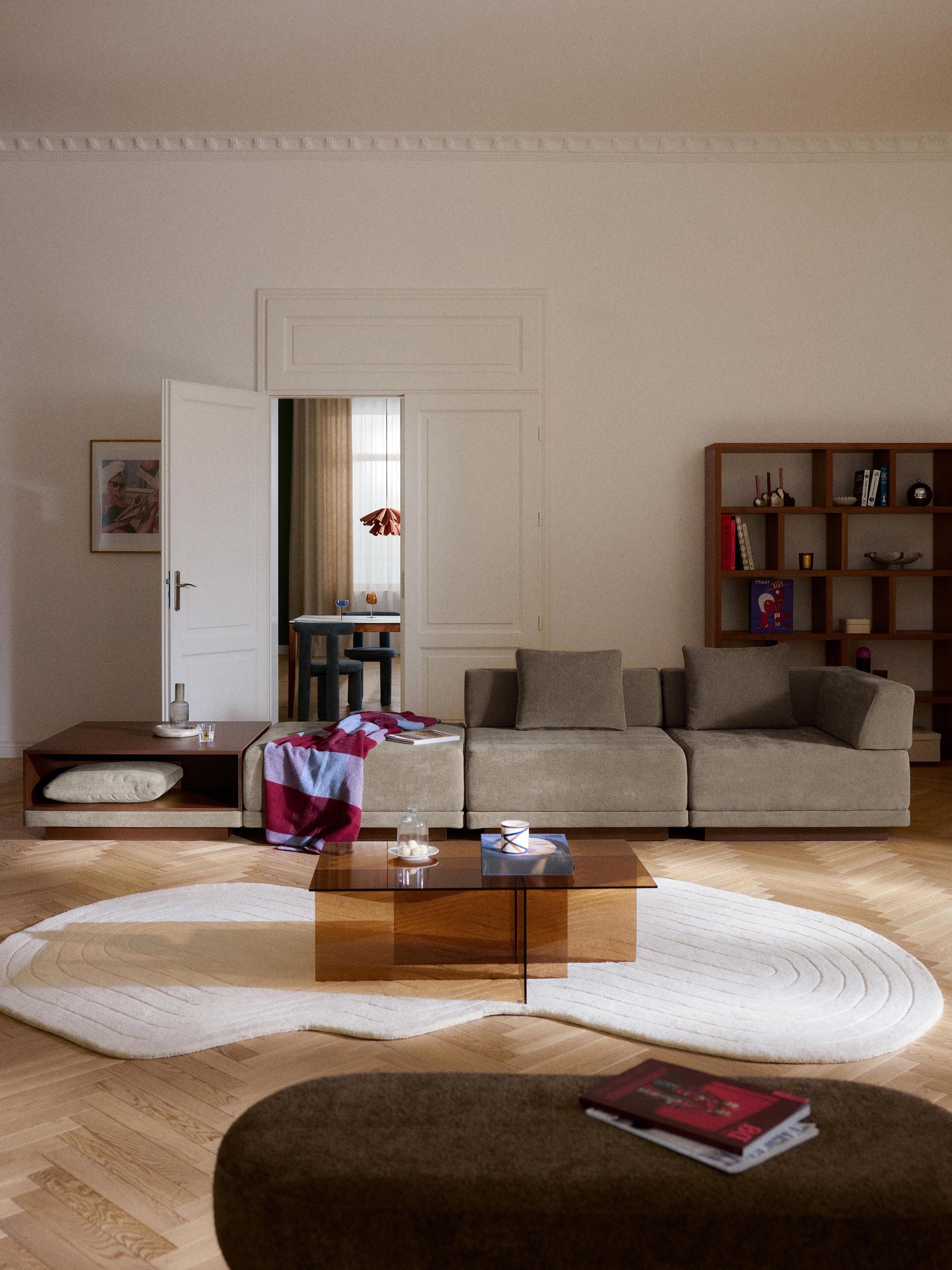 Colvard Modular Sofa (4-Seater) with Coffee Table & Ottoman