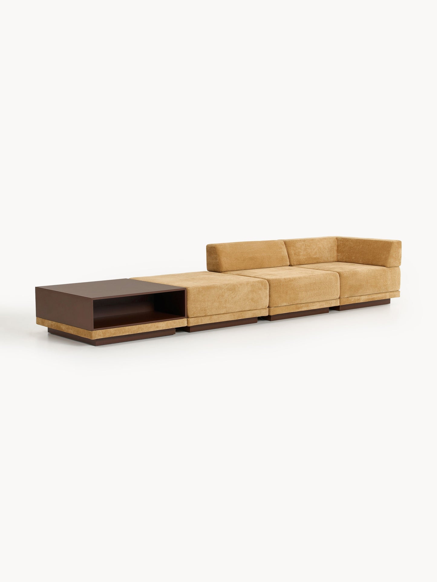 Colvard Modular Sofa (4-Seater) with Coffee Table & Ottoman