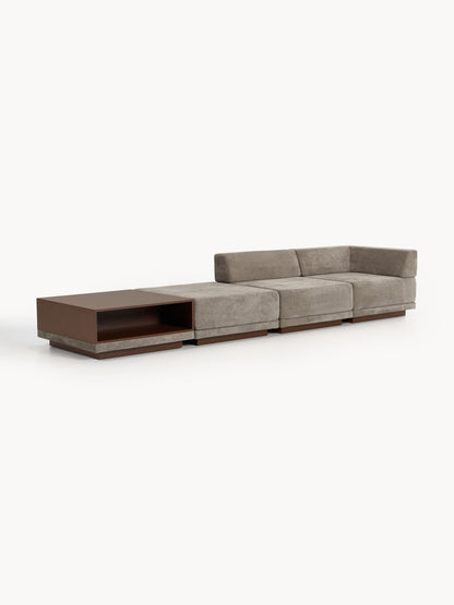 Colvard Modular Sofa (4-Seater) with Coffee Table & Ottoman