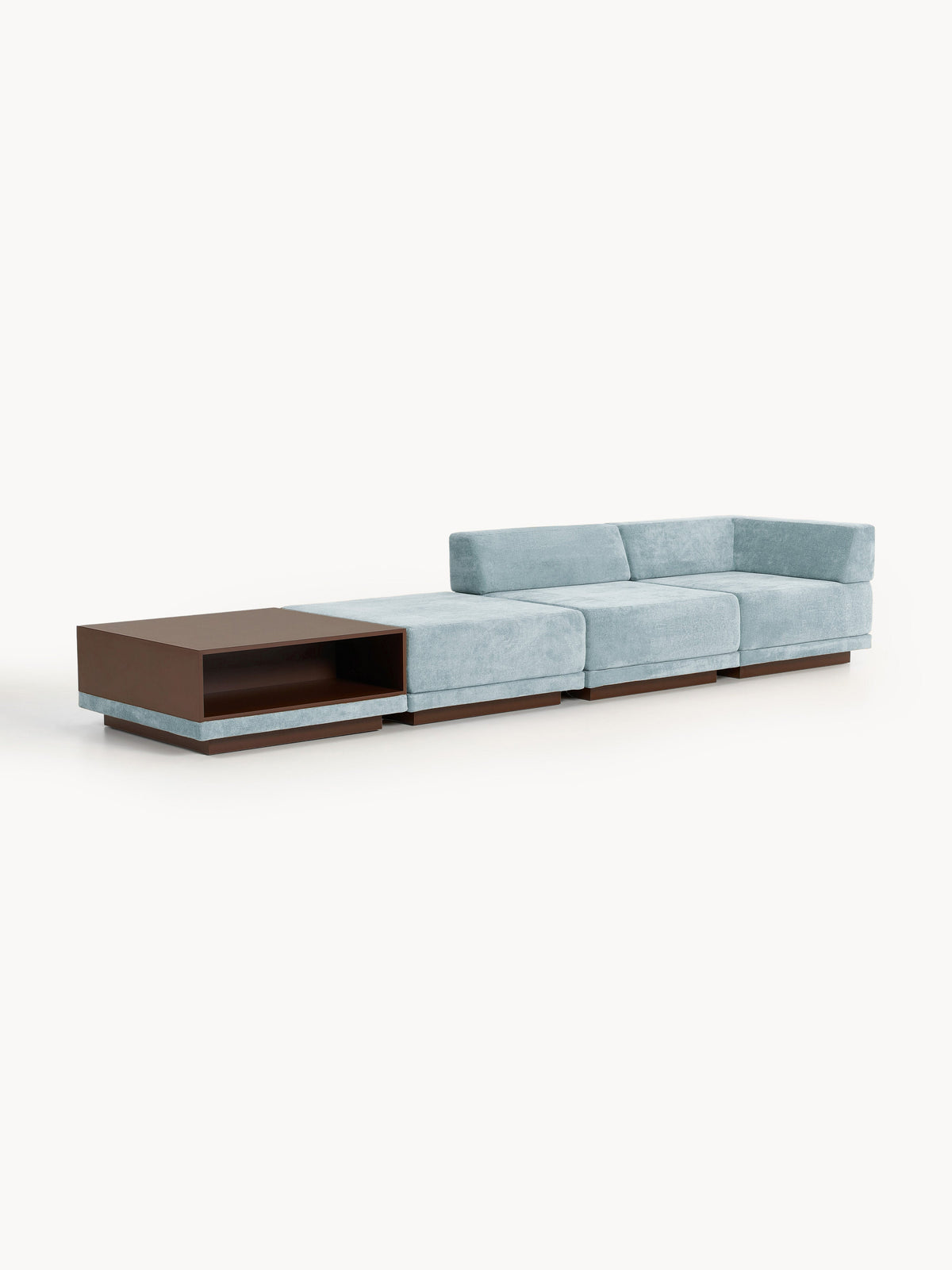 Colvard Modular Sofa (4-Seater) with Coffee Table & Ottoman