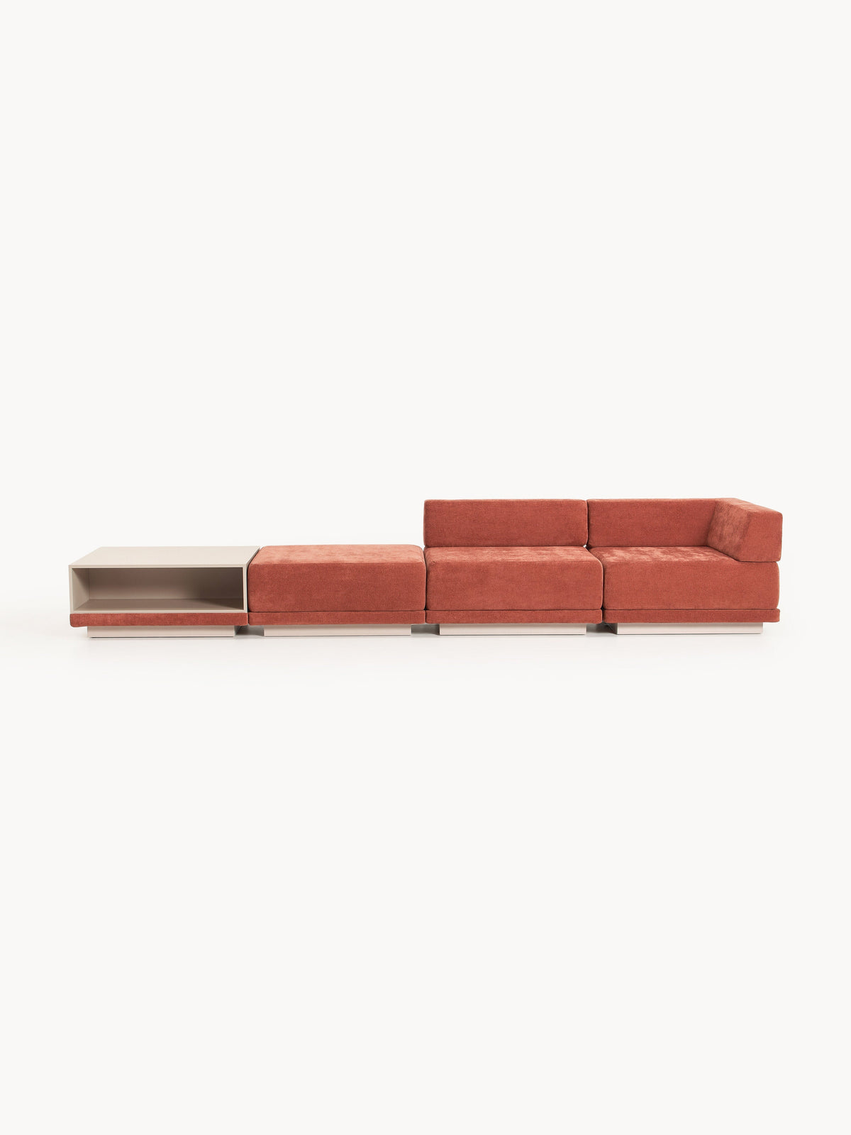 Colvard Modular Sofa (4-Seater) with Coffee Table & Ottoman