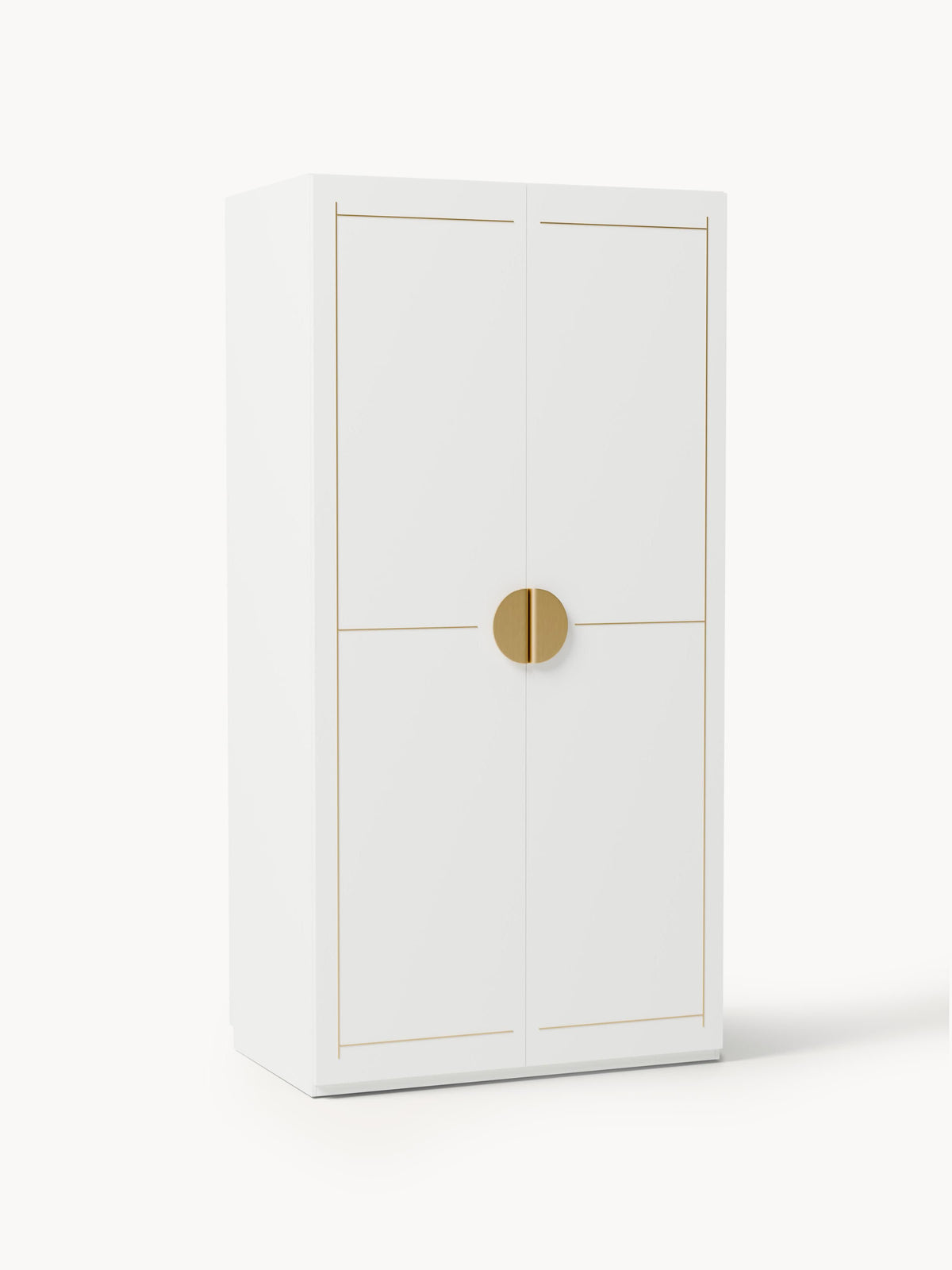 Denvelle Modular Hinged-Door Wardrobe, 100 cm Wide, in Various Sizes