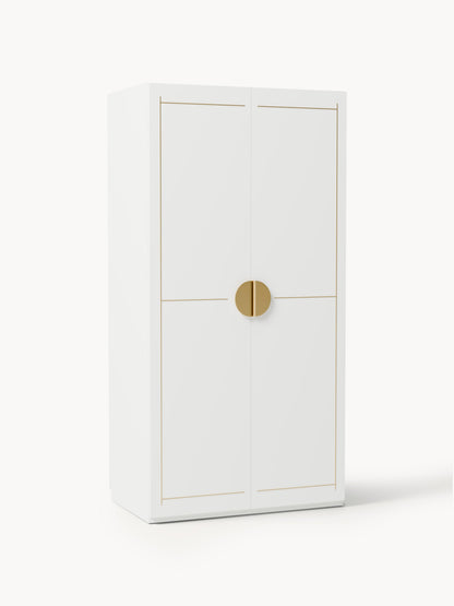 Denvelle Modular Hinged-Door Wardrobe, 100 cm Wide, in Various Sizes