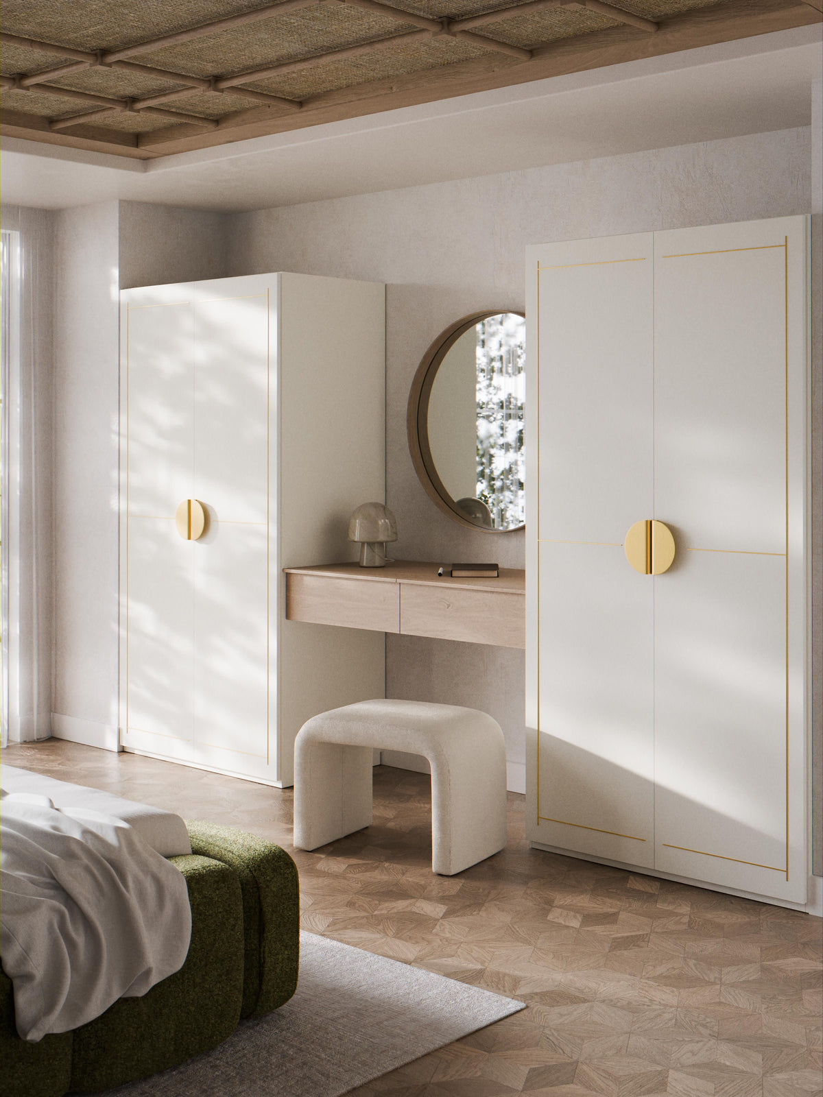 Denvelle Modular Hinged-Door Wardrobe, 100 cm Wide, in Various Sizes