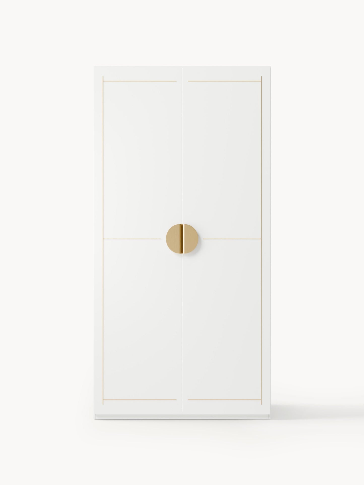 Denvelle Modular Hinged-Door Wardrobe, 100 cm Wide, in Various Sizes