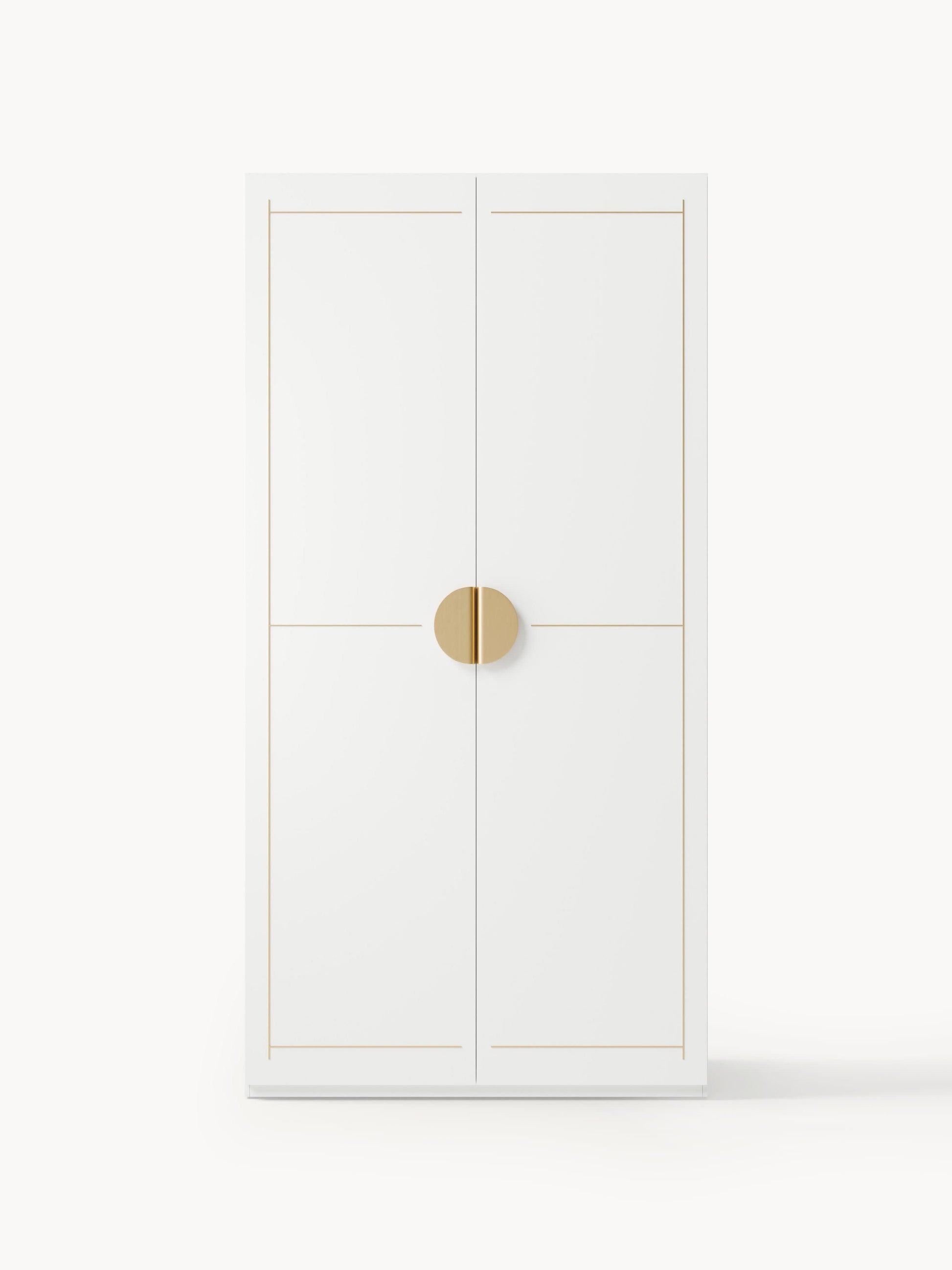Denvelle Modular Hinged-Door Wardrobe, 100 cm Wide, in Various Sizes