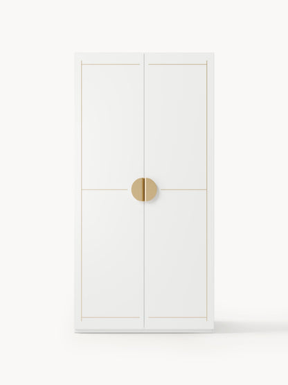 Denvelle Modular Hinged-Door Wardrobe, 100 cm Wide, in Various Sizes