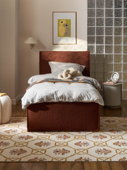 Dreanor Bouclé Single Bed