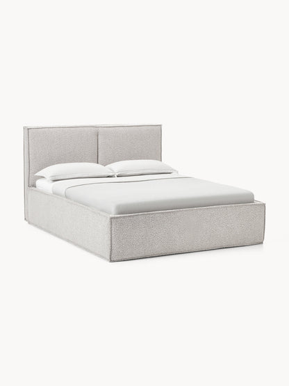 Dreanor Bouclé Upholstered Bed
