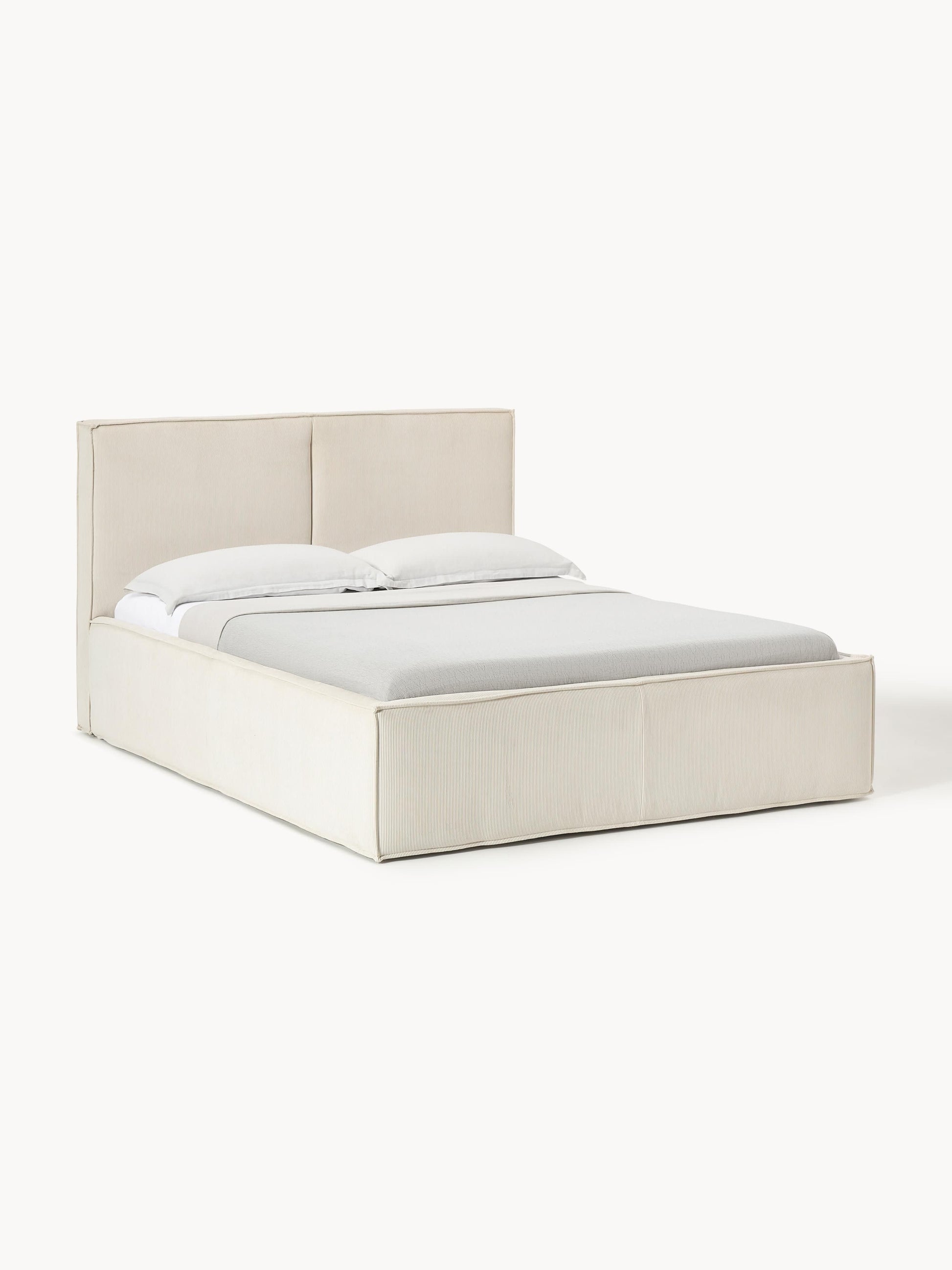 Dreanor Corduroy Upholstered Bed with Storage