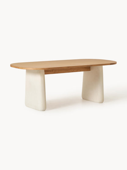 Dunolo Oval Dining Table in Oak, in Various Sizes