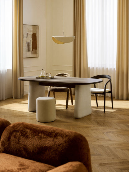 Dunolo Oval Dining Table in Oak, in Various Sizes