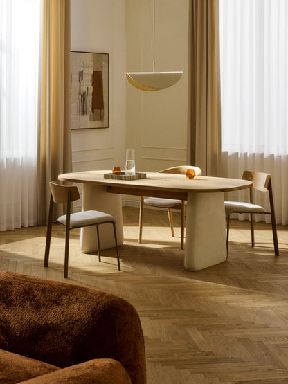 Dunolo Oval Dining Table in Oak, in Various Sizes