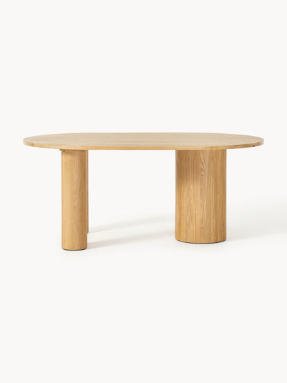 Dunvinia Oval Dining Table in Oak, in Various Sizes