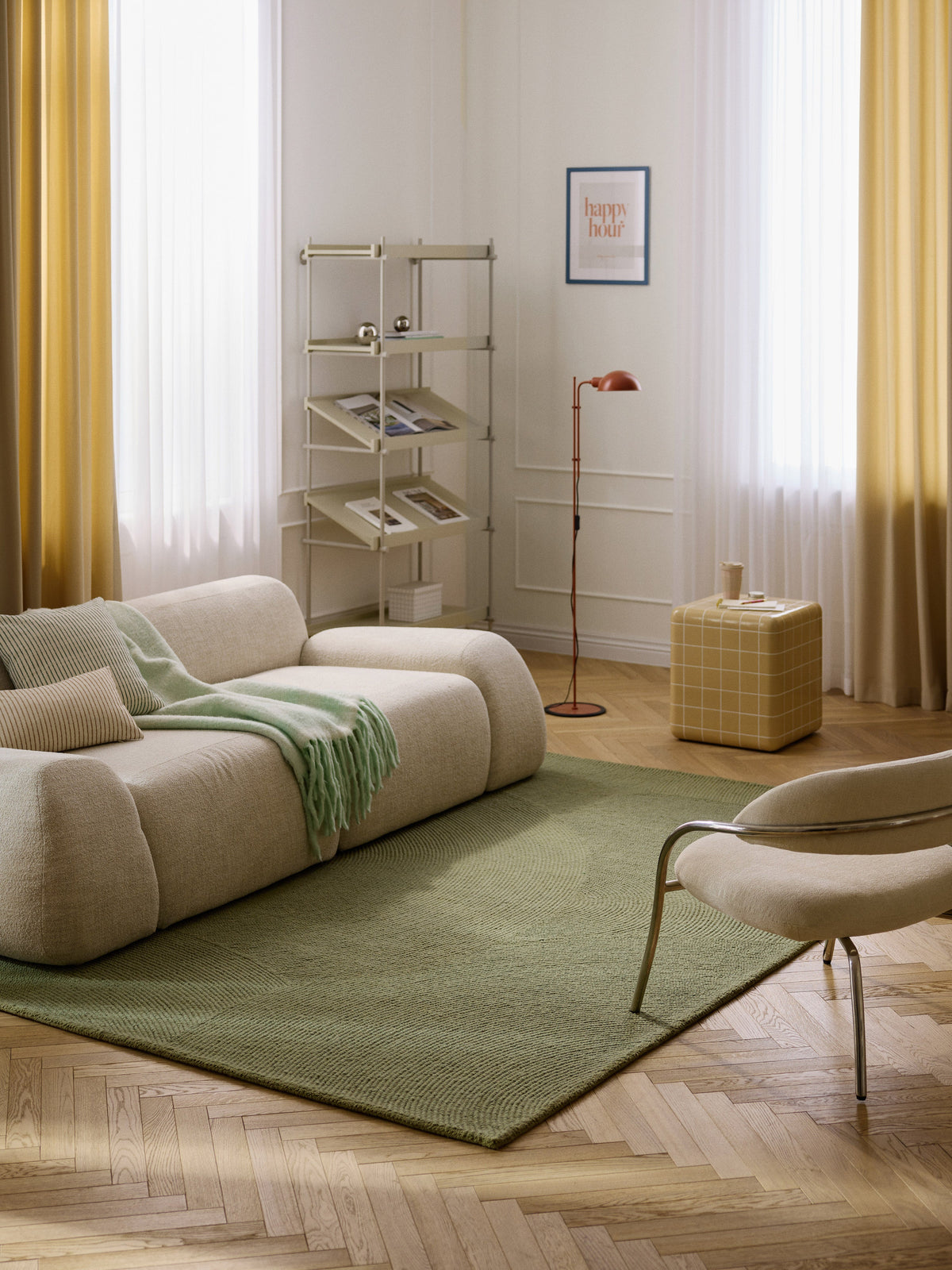 Elenvera Hand-Tufted Wool Rug