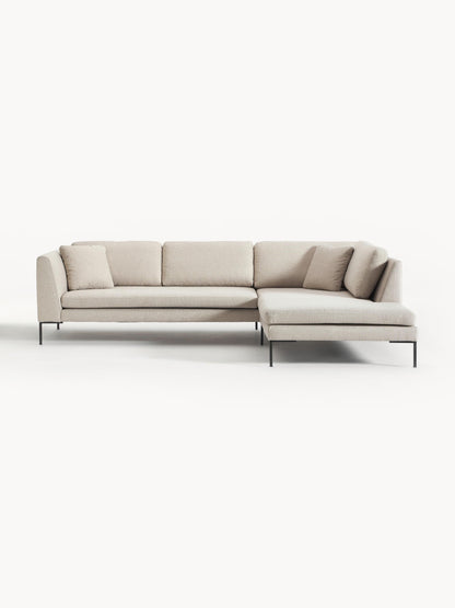 Emlyn Corner Sofa with Metal Legs