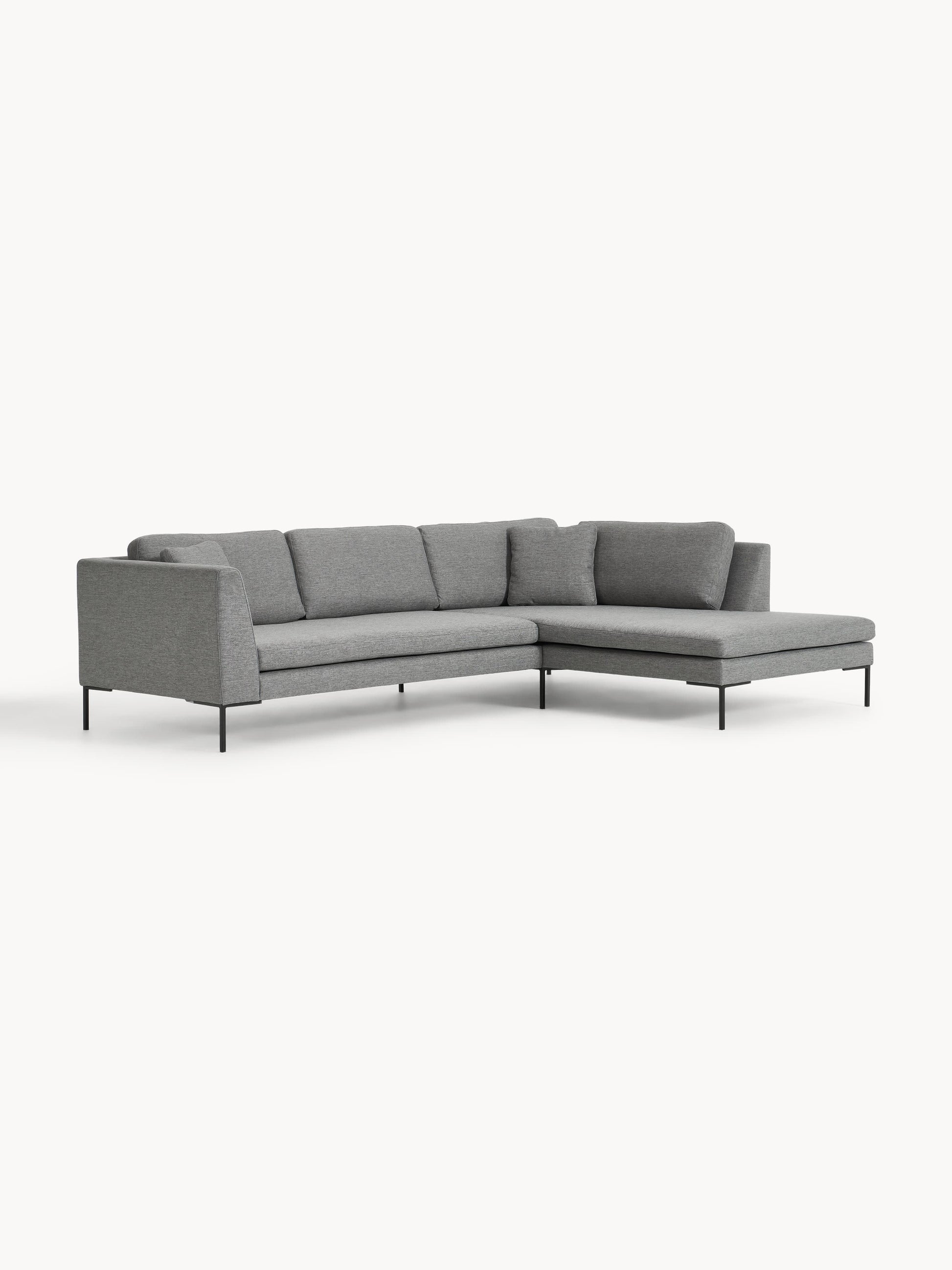 Emlyn Corner Sofa with Metal Legs