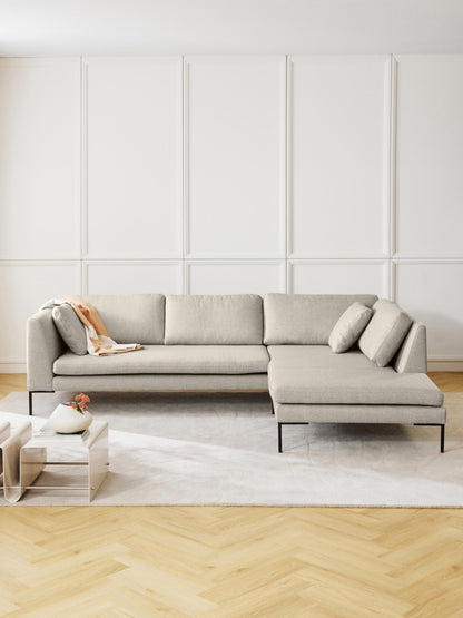 Emlyn Corner Sofa with Metal Legs