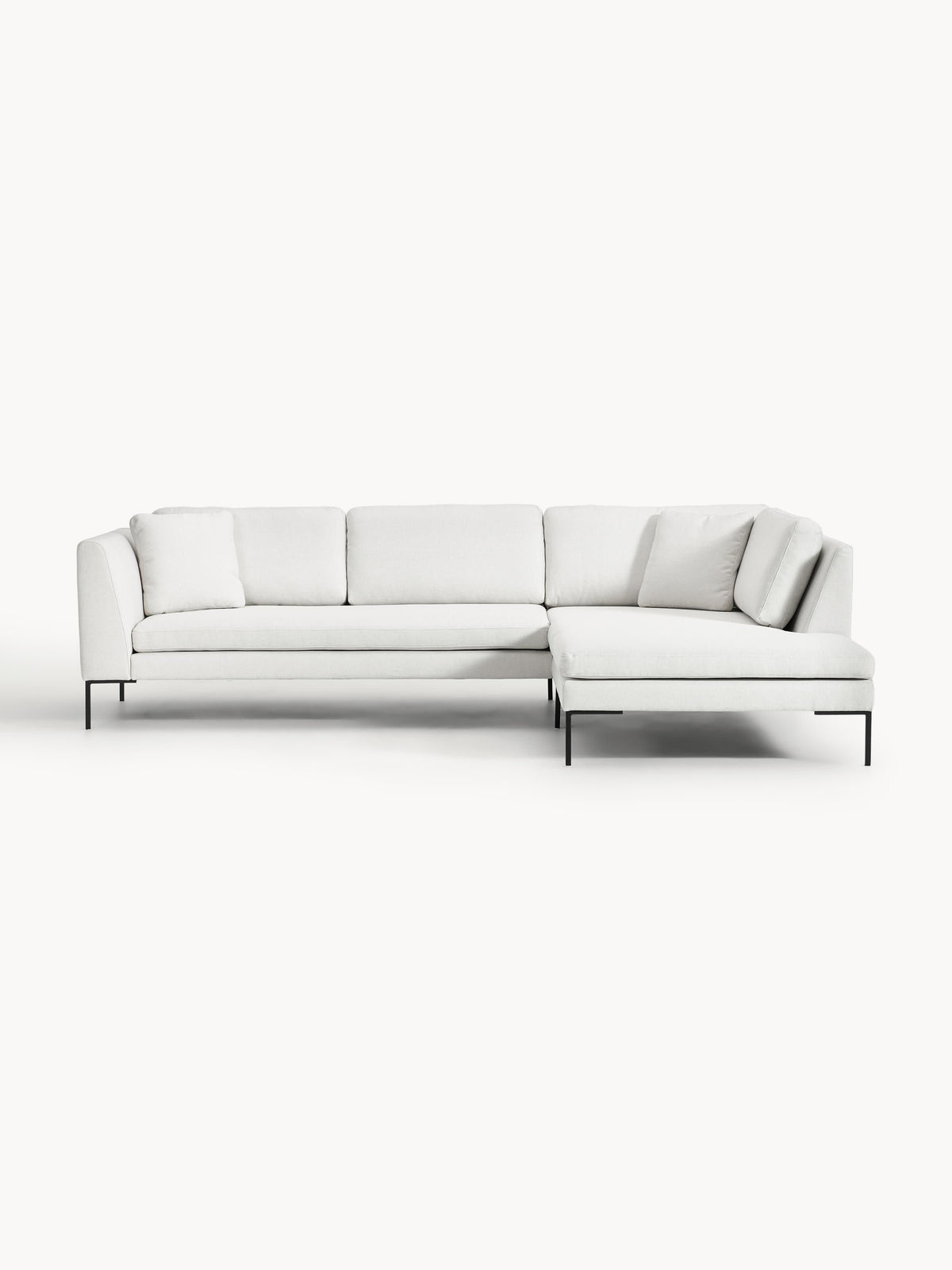 Emlyn Corner Sofa with Metal Legs