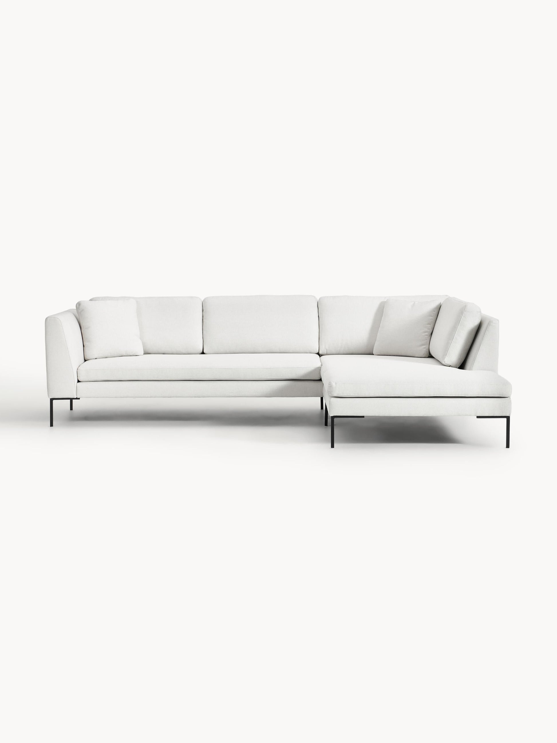 Emlyn Corner Sofa with Metal Legs