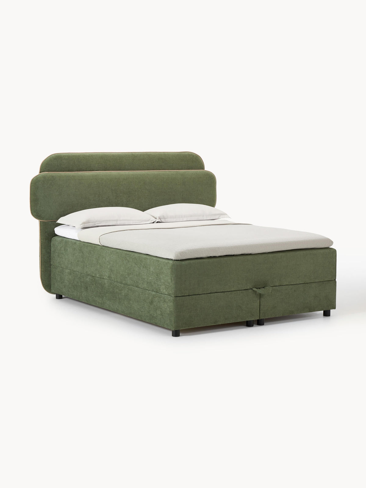 Enrissa Box Spring Bed with Storage