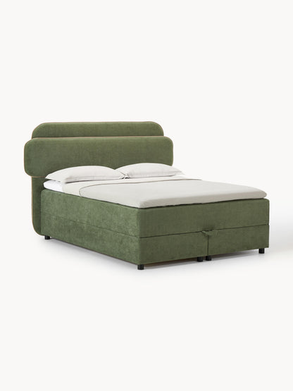 Enrissa Box Spring Bed with Storage