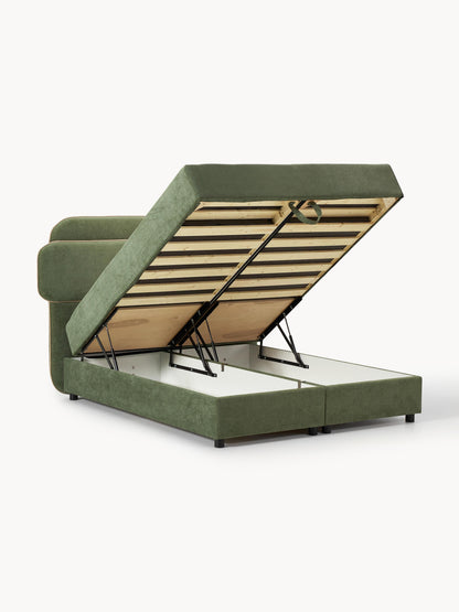 Enrissa Box Spring Bed with Storage