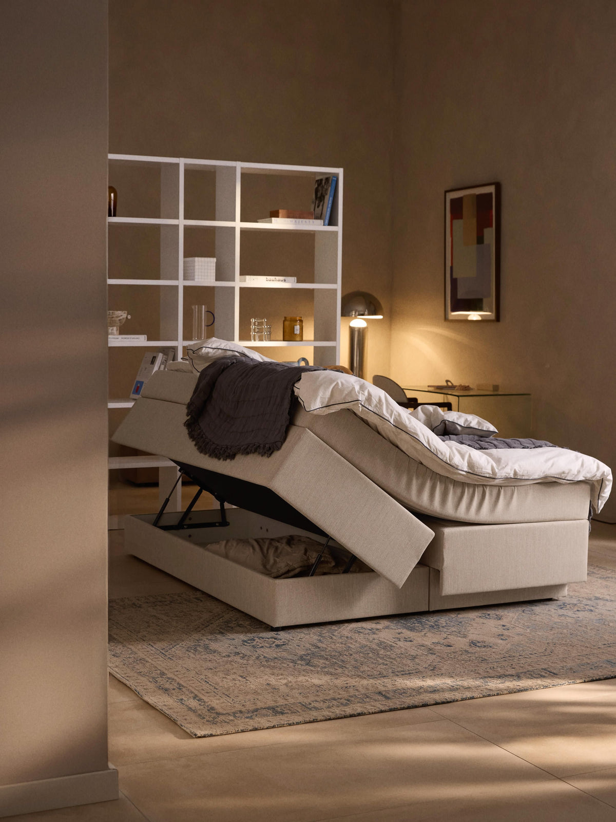 Enveda Box Spring Bed with Storage
