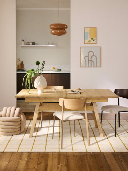 Ethvard Extendable Dining Table, 180 - 220 x 100 cm