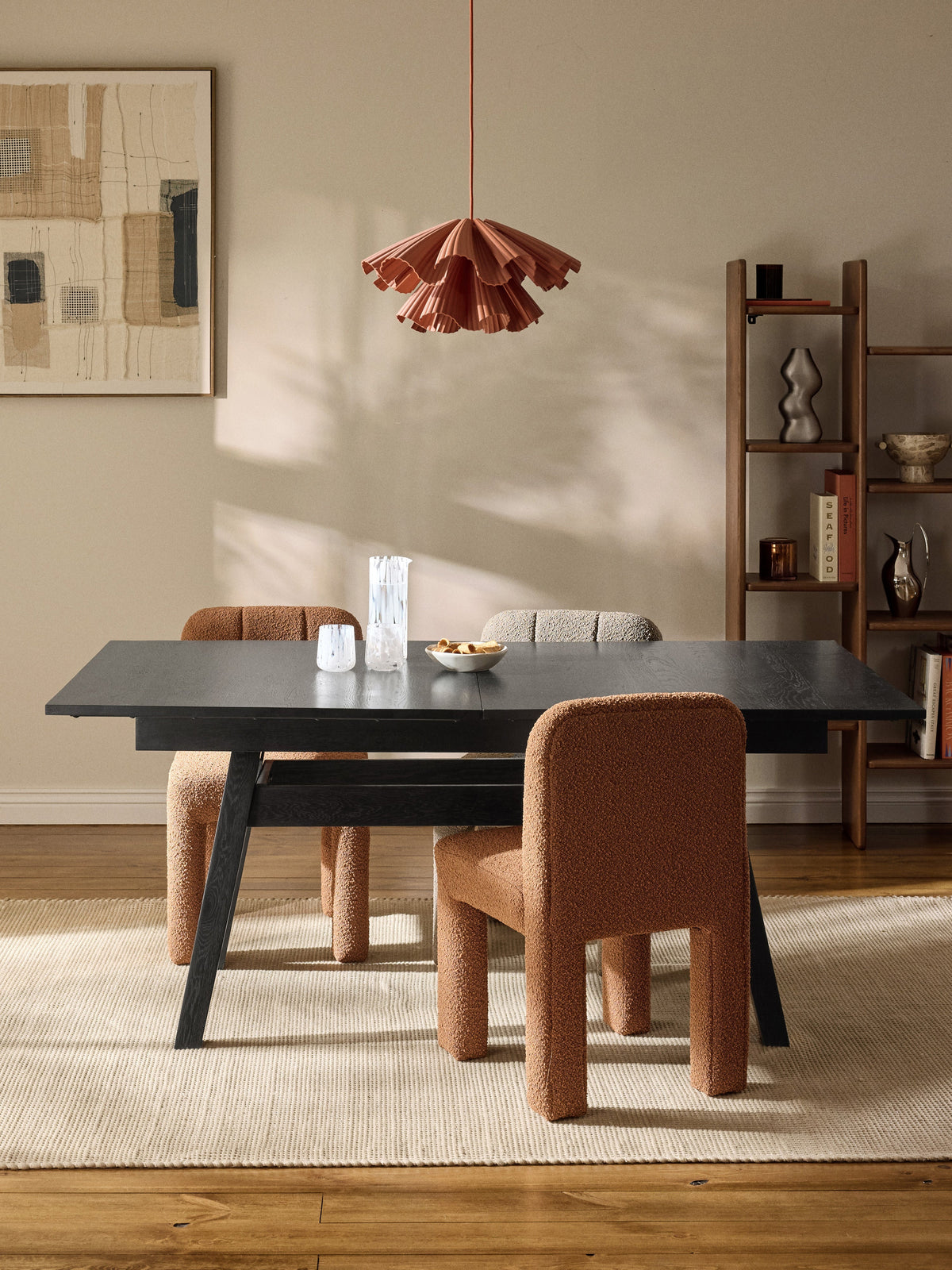 Ethvard Extendable Dining Table, 180 - 220 x 100 cm