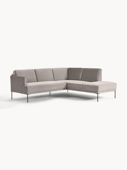 Flunessa Corner Sofa in Velvet