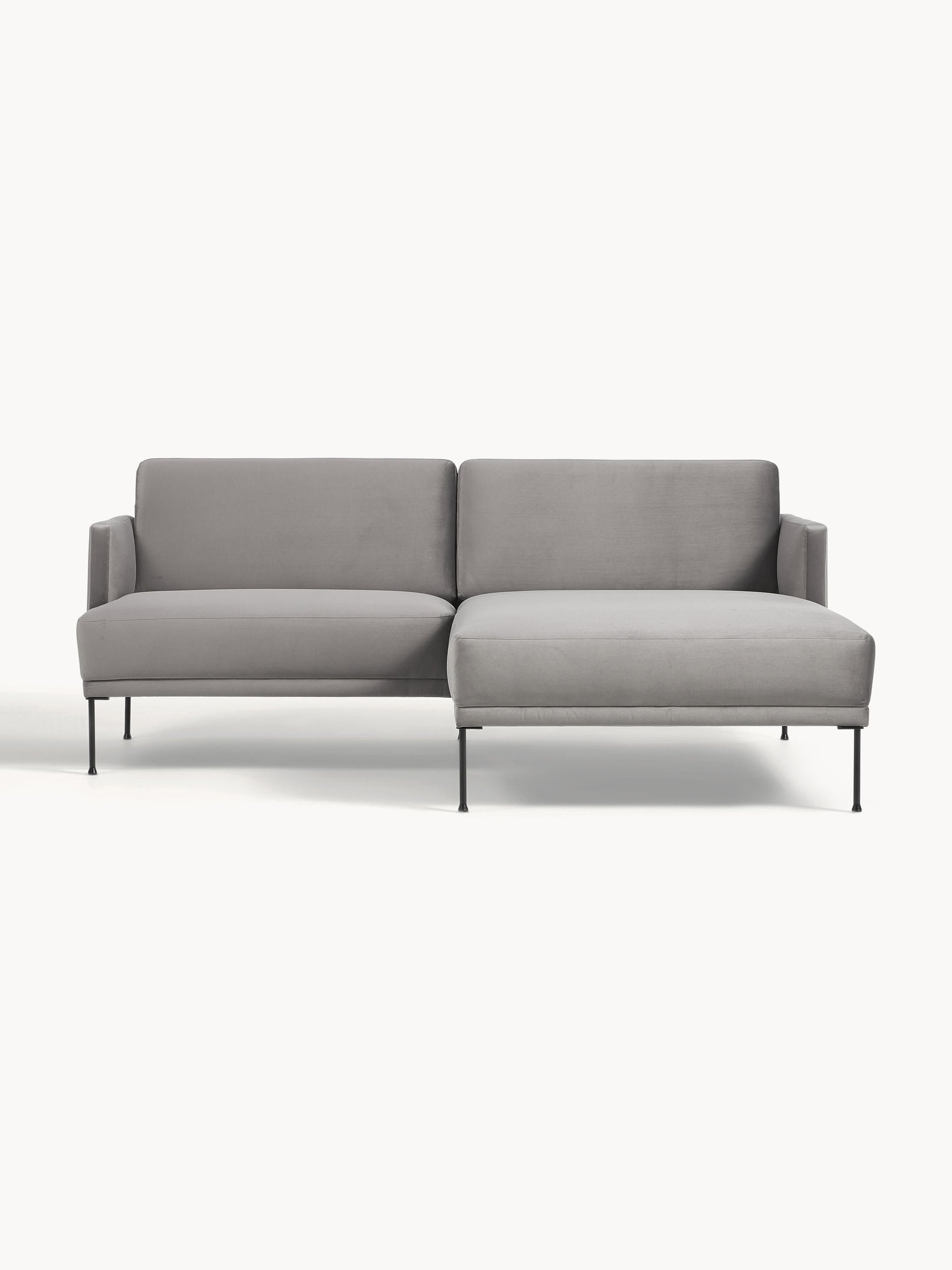 Flunessa Small Corner Sofa in Velvet